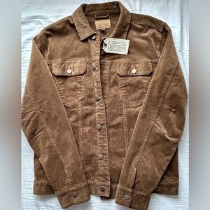Jeremiah Corduroy Trucker Jacket - Brown - Medium - BNWT
